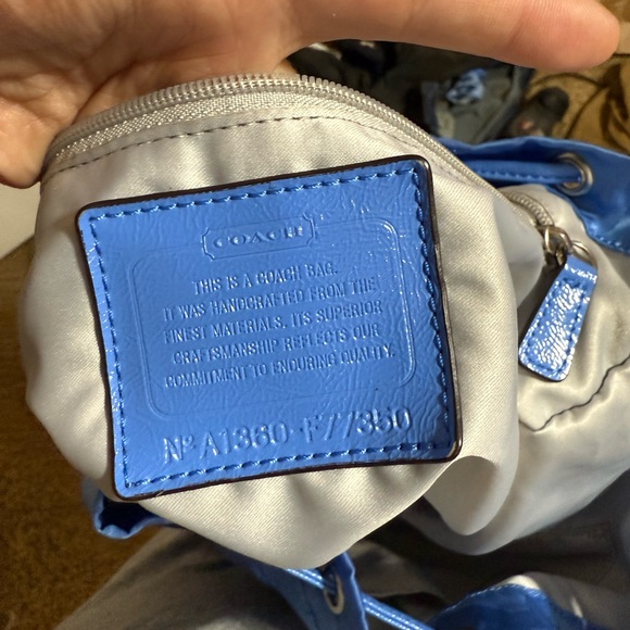 Coach Royal Blue Women's Backpack - Picture 4 of 5